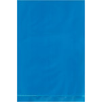 image of Blue Flat Poly Bag - 4 in x 6 in - 2 mil Thick - 12932
