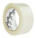 image of 3M Scotch 311 Clear Box Sealing Tape - 48 mm Width x 1500 m Length - 2 mil Thick - 69398
