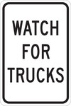 image of Brady B-555 Aluminum Rectangle White Stop Signs, Traffic Control Signs & Banners Sign - 12 in Width x 18 in Height - 124452