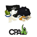 image of Chicago Protective Apparel Fire Blanket CPA SBP-9, Polyethylene, Black - 9