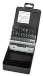 image of Precision Twist Drill C60R41C Stub Length Drill Set 5995677 - Right Hand Cut - Steam Tempered Finish - 2.5 in Flute - High-Speed Steel