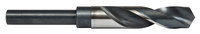 image of Precision Twist Drill 341SD 19/32 in Reduced Shank Drill 6481036 - Right Hand Cut - Bright/Steam Tempered Finish - 6 in Overall Length - 3 in Flute - High-Speed Steel