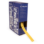 image of Brady B33-7510-7643-YL Die-Cut Thermal Transfer Printer Tag Roll - Thermoplastic Polyether Polyurethane - Yellow - B-7643 - 47241