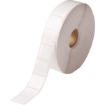 image of Brady Stainerbondz THT-164-481-2.5-SC Die-Cut Printer Label Roll - 0.9 in x 0.9 in - Polyester - White - B-481 - 91527