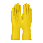 image of PIP Ambi-dex Grippaz Yellow Large Powder Free Disposable Gloves - 12 in Length - Textured Finish - 6 mil Thick - 67-306/L