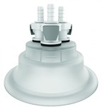 image of Justrite Polypropylene Carboy Cap Adapter - 120 mm Width - 3.7 in Height - 697841-18233