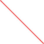 Red Paper Twist Ties - 0.1875 in x 4 in - SHP-6747