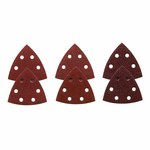 image of Bosch Aluminum Oxide Abrasive Triangles - Assorted Grit - 3 1/2 in Diameter - 33928