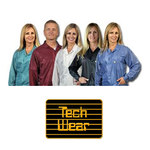 image of Tech Wear 371ACQ-L ESD / Anti-Static Lab Coat - Large - White - 371ACQ LG