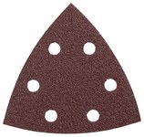 image of Bosch Abrasive Triangles 33933 - Aluminum Oxide - 3 3/4 in - 80