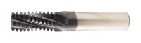 image of Bassett Thread Mill B71556 - 1-11.5 NPT/NPTF - Carbide - 5 Flute - 0.75 in Straight Shank