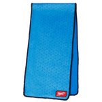 image of Milwaukee Blue Polyester Cooling Towel - 8.33 in Width - 8.25 in Height - 045242-73969