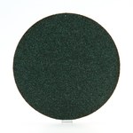 image of 3M Hookit 751U Coated Aluminum Oxide Green Hook & Loop Disc - Paper Backing - E Weight - 40 Grit - Coarse - 5 in Diameter - 00509