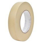 image of 3M 5501A Tan High Temperature Masking Tape - 1 in Width x 60 yd Length