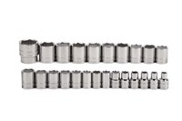 image of Williams JHW32941 6 Point Shallow Socket Set - 1/2 in Drive - Shallow Length - 32746