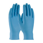 image of PIP Ambi-dex 63-338 Blue Large Powdered Disposable Gloves - Industrial Grade - 10 in Length - Rough Finish - 8 mil Thick - 63-338/L