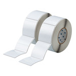 image of Brady THTEP-178-593-.5 Die-Cut Printer Label Roll - 3 in x 3 1/2 in - Polyester - White - B-593 - 64456