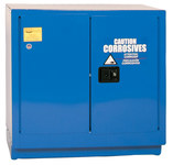 image of Eagle Hazardous Material Storage Cabinet CRA-70, 22 gal, Steel, Blue - 33390