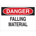 image of Brady B-120 Fiberglass Reinforced Polyester White Safety Awareness Sign - 14 in Width x 10 in Height - 70340