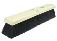 image of Weiler 420 Push Broom Head - 18 in - Tampico - Black - 42007