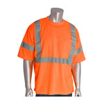 image of PIP High-Visibility Shirt 313-1400 313-1400-OR/L - Orange - 20313