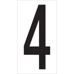 image of DL9304 Number Labels - Black/White - 8983