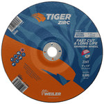 image of Weiler Tiger Zirc Grinding Wheel 58083 - 9 in - Zirconium - 24 - T