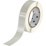 image of Brady THT-199-498-3 Die-Cut Printer Label Roll - 1.5 in x 1/4 in - Vinyl - White - B-498 - 80405