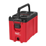image of Milwaukee PACKOUT Red/Black Compact Tool Box - 16.3 in Length - 9.8 in Wide - 48-22-8422
