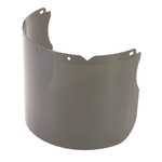 image of MSA V-Gard Dark Gray Polycarbonate Visor - 8 in Width - 17 in Height - 641817-02609