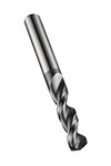 image of Dormer PFX 10.5 mm A921 Stub Length Drill - 130° Point - 3 in Quick Spiral Flute - Right Hand Cut - 89 mm Overall Length - High-Speed Cobalt - 0053447