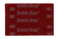 image of 3M Scotch-Brite HP-HP 7447B Pro Hand Pad 77147 - Aluminum Oxide - Very Fine - 9 in x 6 in