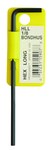 image of Bondhus ProGuard 1/8 in Hex Long Arm L-Wrench 15907 - Protanium Steel