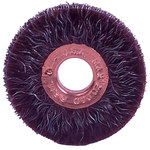 image of Weiler Polyflex 35294 Wheel Brush - 1-1/4 in Dia - Encapsulated Crimped Steel Bristle