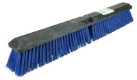 image of Weiler Green Works 423 Push Broom Head - 24 in - Recycled Plastic - Blue - 42353