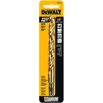 image of Dewalt 1/2 in Jobber Length Drill Bit DW1332 - 6 in Overall Length - 4 1/2 in Flute - Titanium