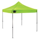 Ergodyne SHAX 6000 Hi-Vis Lime Polyester Commercial Pop-Up Tent - 14 ft Height - 12900
