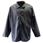 image of Chicago Protective Apparel Blue XL Vinex Welding Jacket - 30 in Length - 600-FR9B XL
