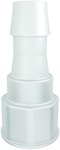 image of Justrite Polypropylene Spigot Fitting - 3.1 in Height - 697841-18242