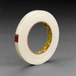 image of 3M Scotch 8981 Clear Filament Strapping Tape - 12 mm Width x 330 m Length - 6.6 mil Thick - 39815