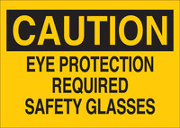 image of Brady B-302 Polyester Rectangle Yellow PPE Sign - 14 in Width x 10 in Height - Laminated - 84982