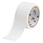 image of Brady THT-150-412-1 Die-Cut Printer Label Roll - 1.938 in x 0.375 in - Polypropylene - White - B-412 - 62290