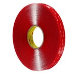image of 3M 4910 Clear VHB Tape - 1/4 in Width x 36 yd Length - 40 mil Thick