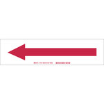 image of Brady B-120 Fiberglass Reinforced Polyester Rectangle White Safety Awareness Sign - 14 in Width x 3.5 in Height - 73787