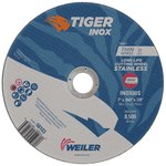 image of Weiler Tiger Inox Cutting Wheel 58103 - Type 1 - Straight Wheel - 7 in - 60 - S