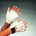 image of Impacto 46030 Large Leather Mechanic's Gloves - 46030110042