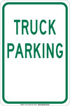 image of Brady B-555 Aluminum Rectangle White Parking Restriction, Permission & Information Sign - 12 in Width x 18 in Height - 129612