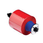 image of Brady IP-R4500-RD Red Printer Ribbon Roll - 2.36 in Width - 984 ft Length - Roll - 662820-66156