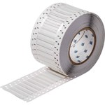 image of Brady PermaSleeve 3FR-125-2-WT Die-Cut Printer Sleeve - 2 in x 0.235 in - Polyolefin - White - B-344 - 91681