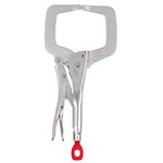 image of Milwaukee TORQUE LOCK Locking C-Clamp 48-22-3531 - 11 in - 2 in Capacity - 2.125 in Throat - 500 lb Pressure